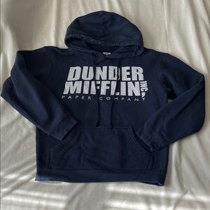 Dunder Mifflin Navy Blue Hoodie